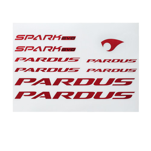 PARDUS瑞豹零售版SPARK EVO自粘标套装信封包装车架贴纸