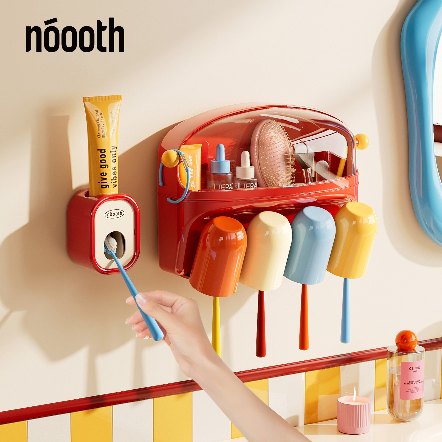 诺室太空舱牙刷架置物架