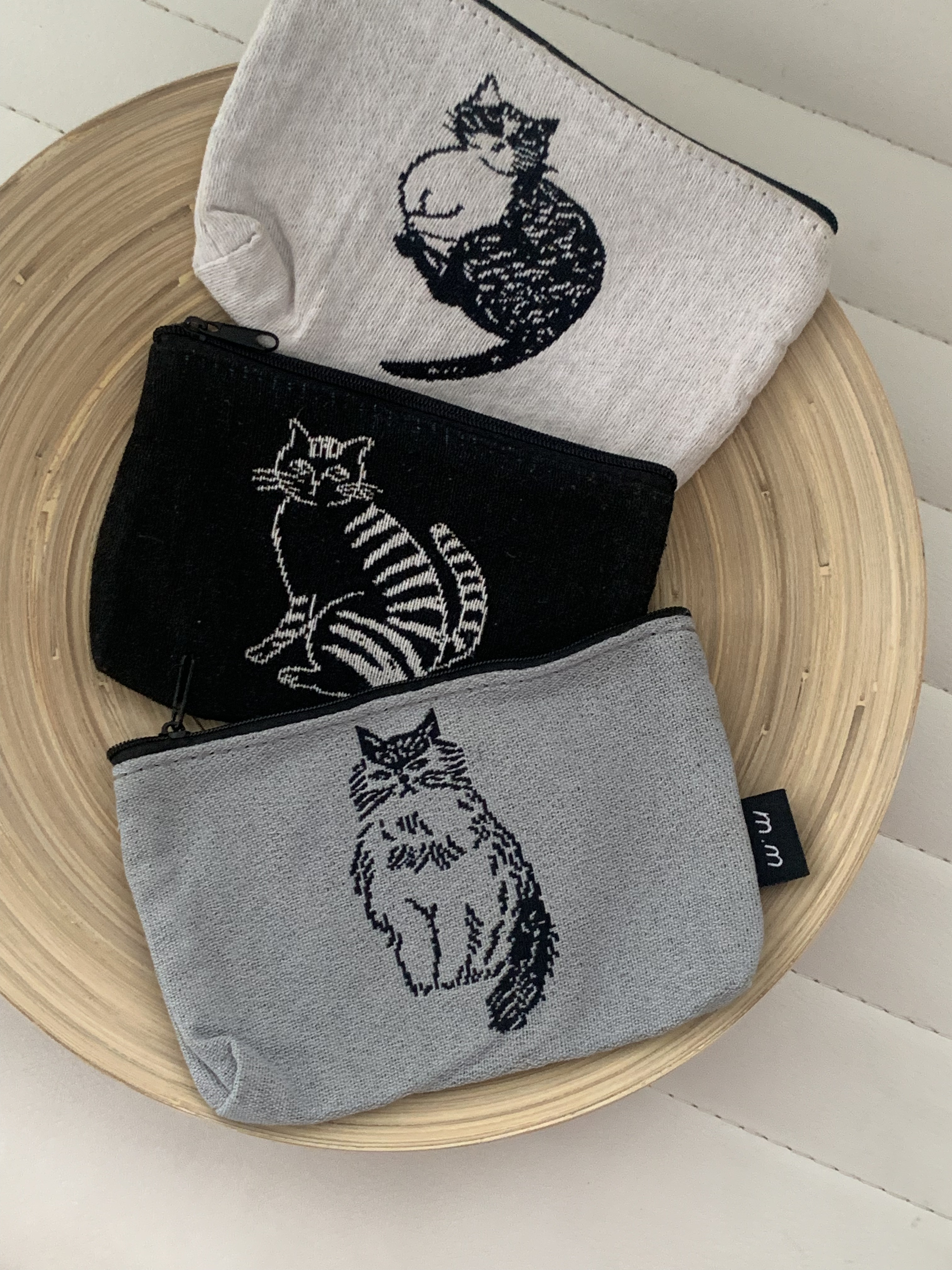 日本进口松尾美雪猫咪零钱包