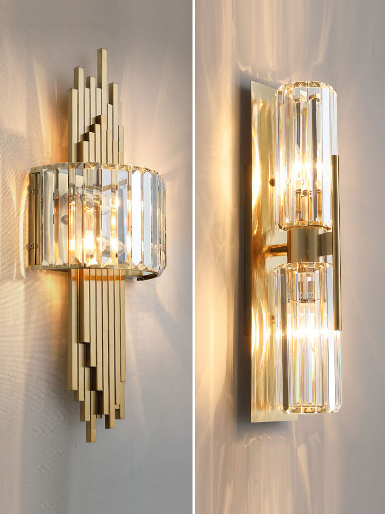 设计师大壁灯免接线后现代水晶轻奢客厅卧室港式电视墙无线充电灯,家装灯饰光源,壁灯,淘宝优惠券,粉丝福利购,淘宝优惠卷