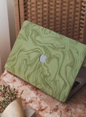 渲染绿适用2024苹果电脑保护套macbookpro13m2保护壳macbookair13.6寸macair15外壳软macbook笔记本macpro15