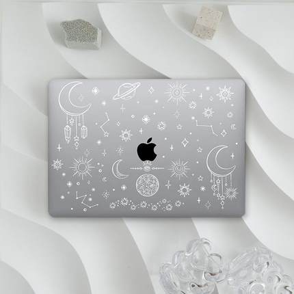 透明磨砂宇宙2024新款苹果电脑保护套适用于macbookprom114保护壳13笔记本air13.6 macbook m1 pro16寸