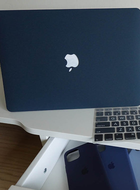流沙钴蓝色mac适用Pro13电脑保护套macair13.3寸笔记本Mac12寸