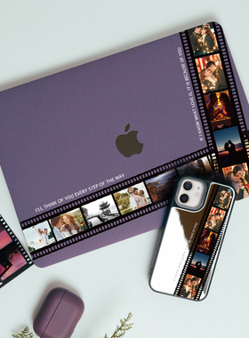 来图私人订制mac12/13/14/15/16寸电脑壳MacM2pro/air保护壳礼物