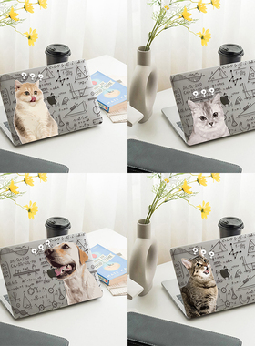 迷惑猫狗13.6寸M1 pro13寸电脑壳Macair13保护壳MacM2 14/15/16寸