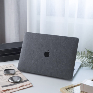 质感岩石纹理深灰色Mac13.6寸M1保护套air15寸电脑壳pro13
