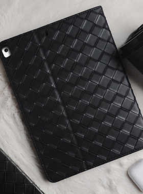 奢华高冷宽版编织黑iPadAir10.2/12.9寸殼Pro11平板保护壳带笔槽2025Air611寸/Air613寸/iPad11带笔槽保护壳