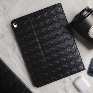 Air613寸 12.9寸殼Pro11平板保护壳带笔槽2025Air611寸 iPad11带笔槽保护壳 编织黑iPadAir10.2 奢华高冷宽版
