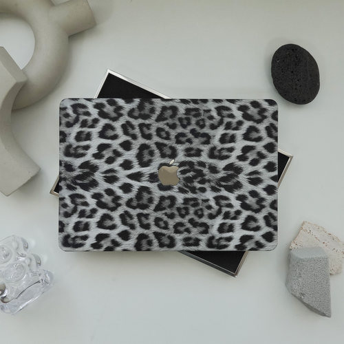 黑色豹纹壳苹果电脑保护套适用于MacBook Pro 14 2025MacBook M1 Pro 13 Air 13 MacBook M2 Air 15 外壳