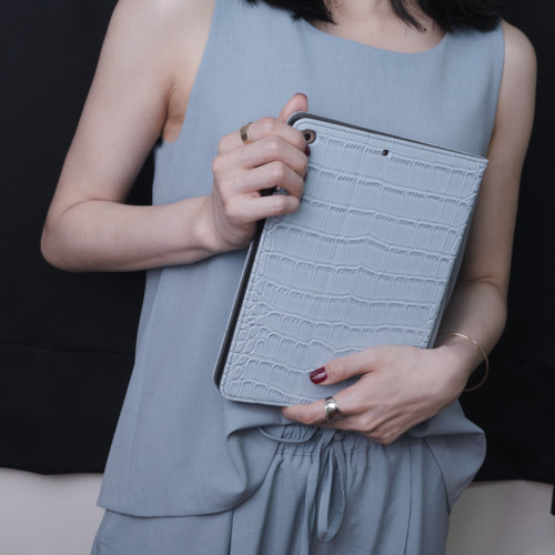 黛芬尼蓝平板带笔槽保护壳