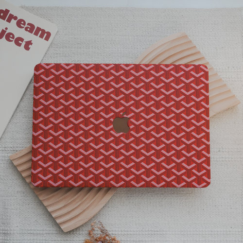 托特纹艳红款2024新款苹果电脑保护套适用于macbookprom113保护壳笔记本air15macm2air13macbookpro16寸外壳