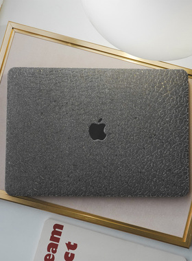 灰色小碎石苹果电脑保护套适用于MacBookPro13M4Pro14Pro162020款Air132022款Air13.62025款Air13独特电脑壳