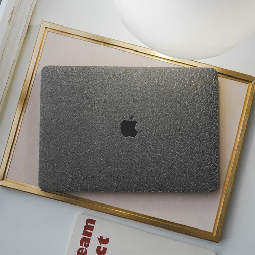 灰色小碎石苹果电脑保护套适用于MacBookPro13M4Pro14Pro162020款Air132022款Air13.62025款Air13独特电脑壳
