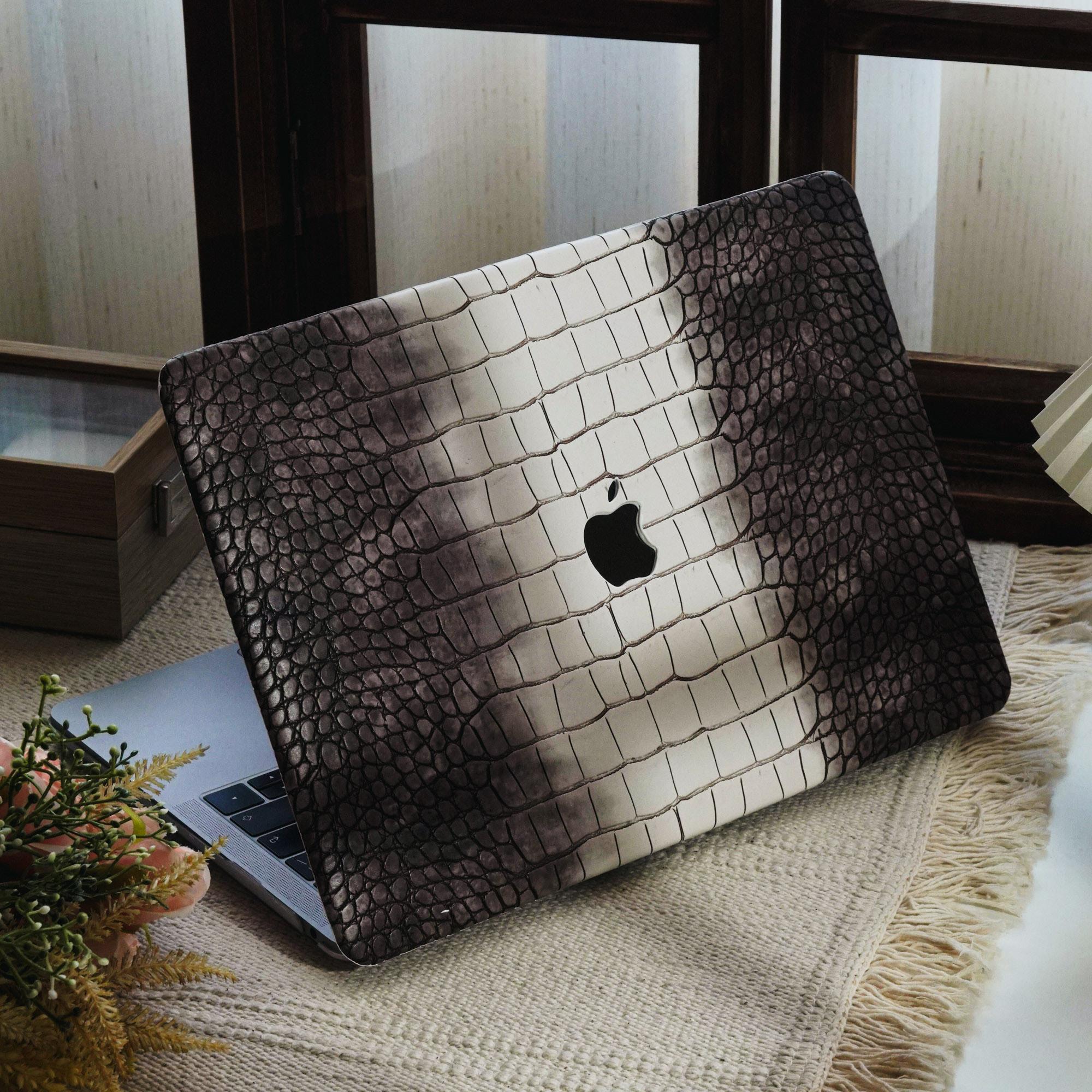 喜马拉雅鳄鱼皮革2025新款苹果电脑保护套适用于macbookair15保护壳macbookm1air13macbookpro13Pro14寸外壳