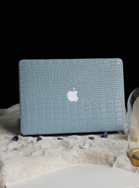 黛芬尼鳄優雅藍PU皮革本电脑Mac保护壳16寸保护套Pro 13.3寸/M1