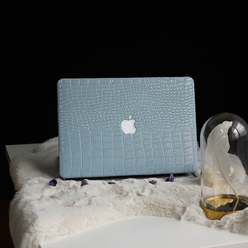 黛芬尼鳄優雅藍pu电脑保护壳