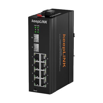 keepLINK工业交换机导轨式