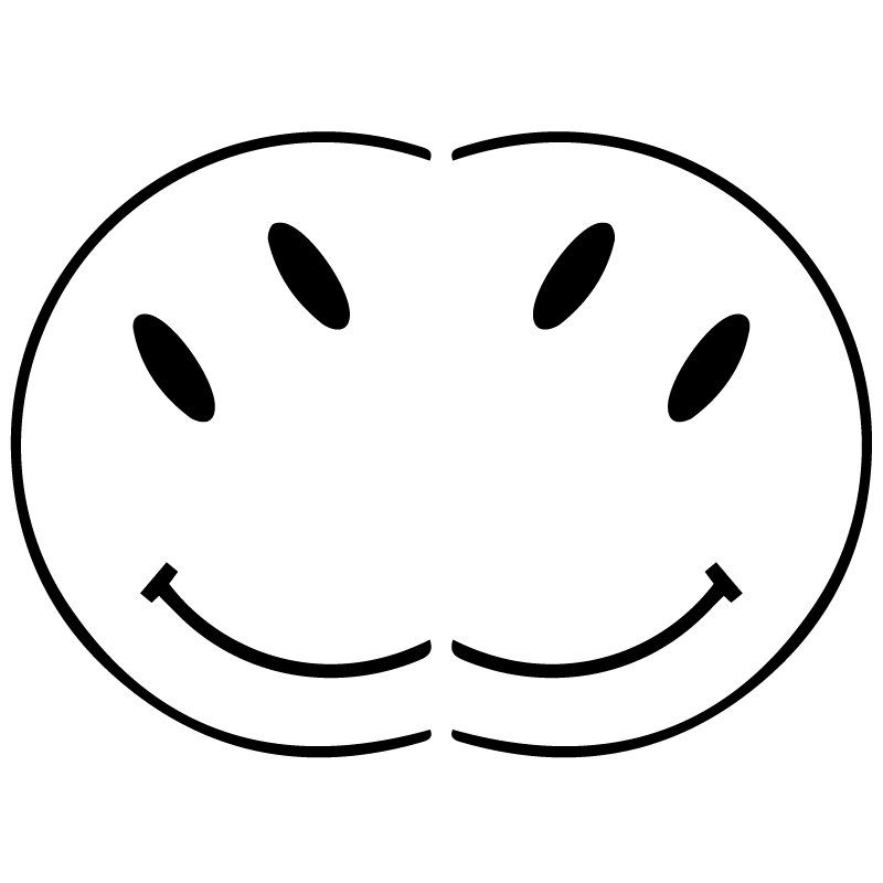 素井橱窗玻璃PVC半边笑脸