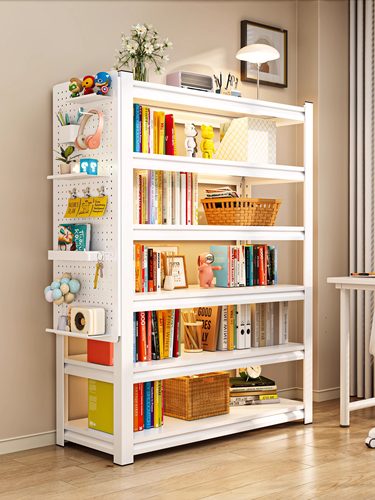 钢书架储物架地板立式客厅多层储物架厨房阳台储物书架书架展示架