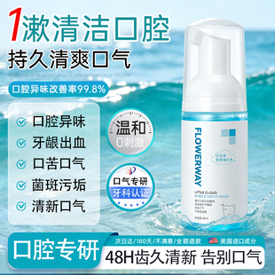 泡沫慕斯漱口水杀菌除口臭持久留香消炎牙周炎清洁牙液男女生便携