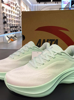 安踏叶子跑鞋女轻质缓震2026夏季新款1运动鞋子官方正品122625536