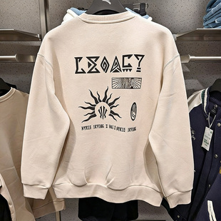 安踏凯里欧文系列潮流美式9长袖套头衫卫衣男新款正品172611712S