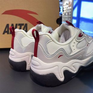 安踏流萤pro老爹鞋女冬季6厚底复古百搭休闲运动鞋正品122618853