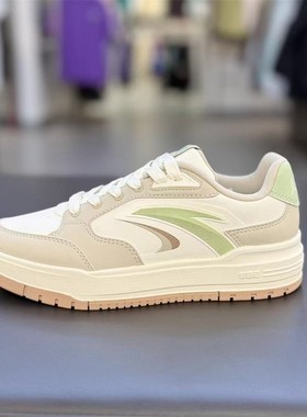 安踏982板鞋女经典平底2025秋季新款小白鞋7休闲运动鞋122548066