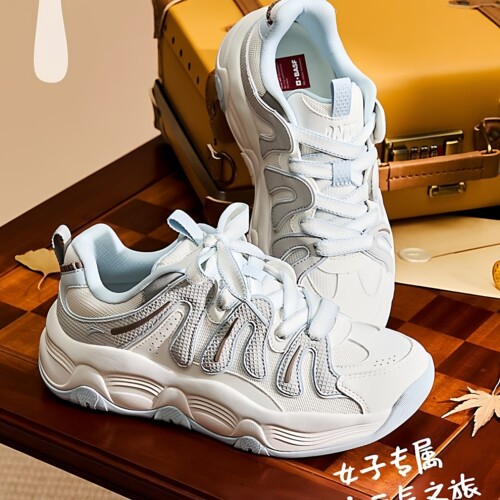 安踏奶昔2厚底增高休闲鞋女面包鞋2025秋季新款7运动鞋122548881