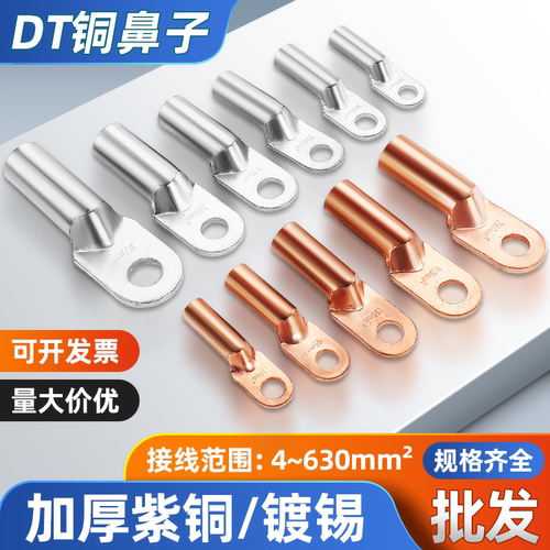 DT铜鼻子铜接头厂家直销