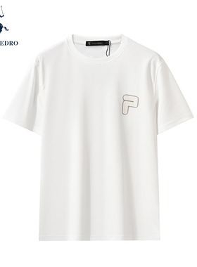 保罗彼得2025夏季新款男短袖T恤圆领字母上衣专柜同款 TEEB65751