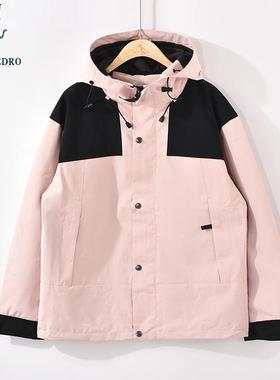 保罗彼得春秋冬新款女士连帽冲锋衣外套宽松百搭专柜款DDDC73681