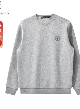 保罗彼得2025秋冬新款男卫衣宽松休闲保暖圆领长袖上衣TCEDW00141