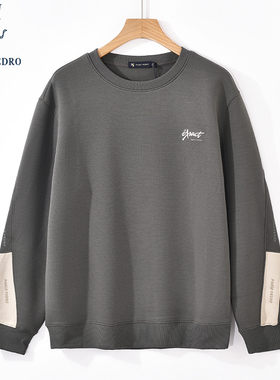 保罗彼得春秋装新款男士休闲长袖卫衣T恤外套圆领上衣YTDC49080