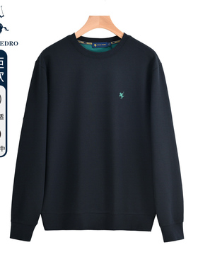 保罗彼得秋季男士卫衣圆领宽松休闲舒适百搭长袖T恤上衣NACC48140