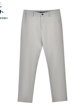 保罗彼得夏季新款男士时尚休闲裤直筒裤专柜同款长裤KPDA98441