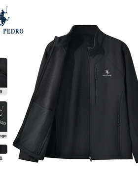 [加绒]保罗彼得2025秋冬男士加厚夹克衫工装休闲短外套NTECU00321