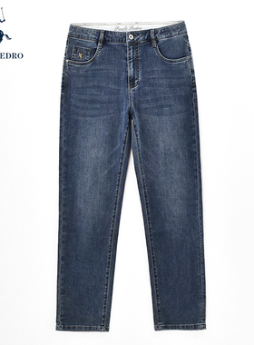 保罗彼得2025年春夏新款男式牛仔长裤专柜同款微弹舒适KEEA99880