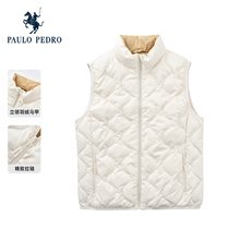 保罗彼得2025冬季新款女90鸭绒羽绒服无袖加厚保暖马甲BSEDA00141
