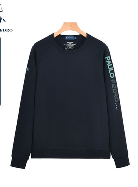 保罗彼得专柜同款秋新品男套头卫衣字母印花休闲长袖T恤TCCC48040