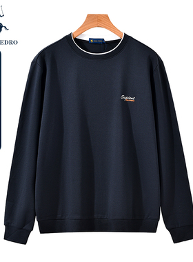 保罗彼得春秋新款男士时尚休闲长袖卫衣外套圆领上衣DTDA48610