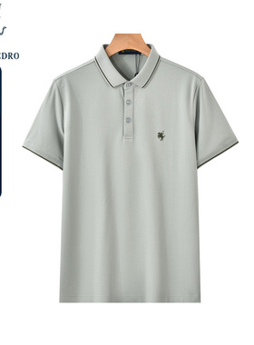 保罗彼得夏季新款男士时尚商务休闲短袖POLO衫T恤上衣DTDB41971