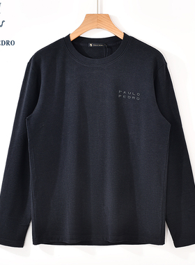 保罗彼得春秋新款男士休闲长袖卫衣宽松百搭圆领上衣NTDC49031