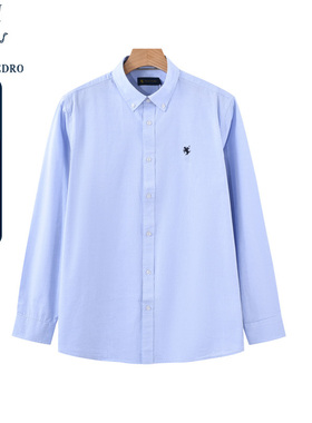 保罗彼得春秋季新款男士休闲商务长袖衬衫专柜同款衬衣CBDA59011
