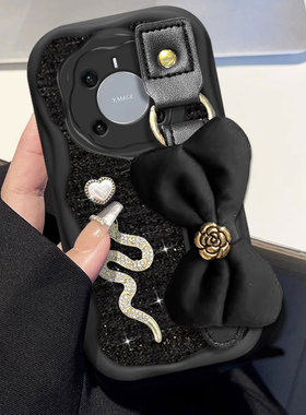 2025新年红色小香风适用华为Mate70手机壳女款4冬天10se春节50结婚NOVA6SE喜庆50Pro蛇年60Pro保护套P70Pro