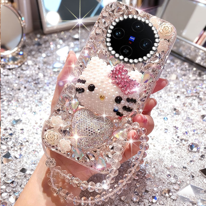 高端奢华镶钻手机壳，不掉钻，不发黄