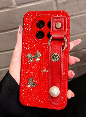 2026马年红色新款腕带适用荣耀Magic8手机壳秋冬6pro高级感X40GT喜庆9X过年X30Max春节x50pro外壳X30全包5pro