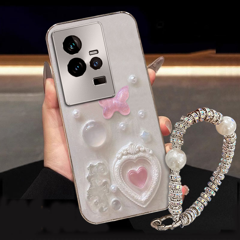 高级感电镀珠光白  不掉漆 不掉色