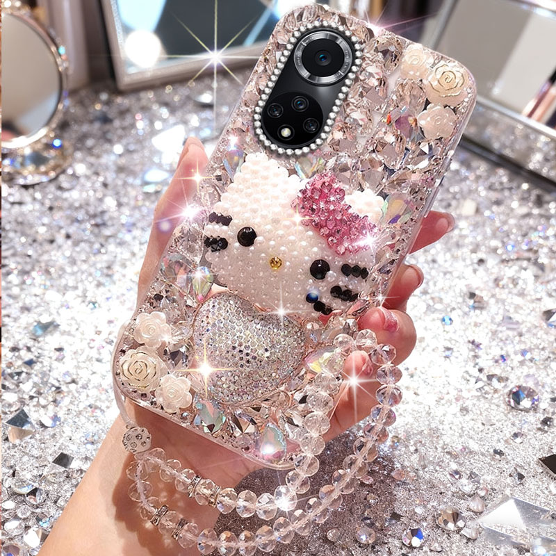 高端奢华镶钻手机壳，不掉钻，不发黄