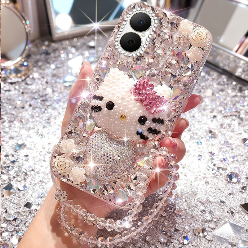 高端奢华镶钻手机壳，不掉钻，不发黄